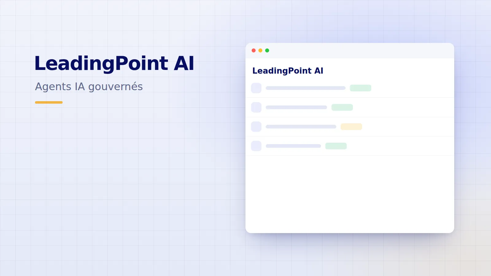 Illustration du projet — LeadingPoint AI